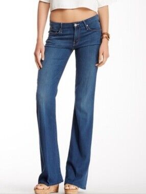 Mother The Wilder In Northern Lights Low Rise  Denim Jeans Size 29 Lightweight
